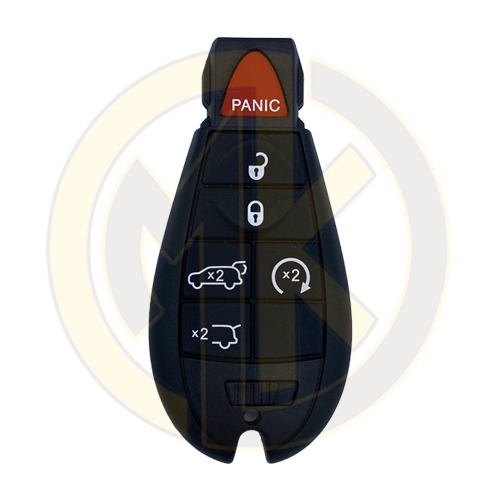 Chrysler Jeep Dodge Fobik Remote Key 5 + 1 Buttons 433MHz with Start Button FCC ID : ‎M3N5WY783X - IYZ-C01C