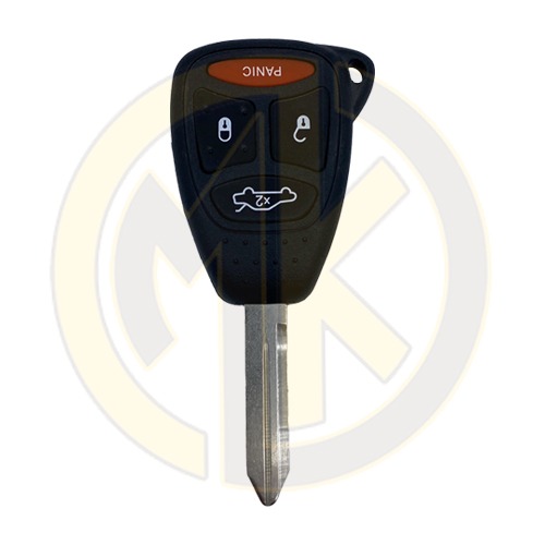 Chrysler Jeep Dodge Remote Key Shell 4 Big Buttons