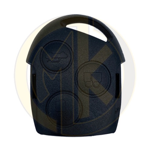 Ford Focus Remote Key Shell Black 3 Button